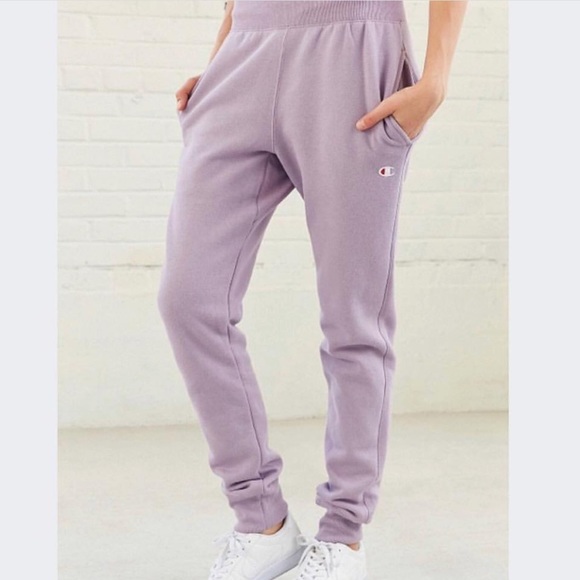 purple champion pants